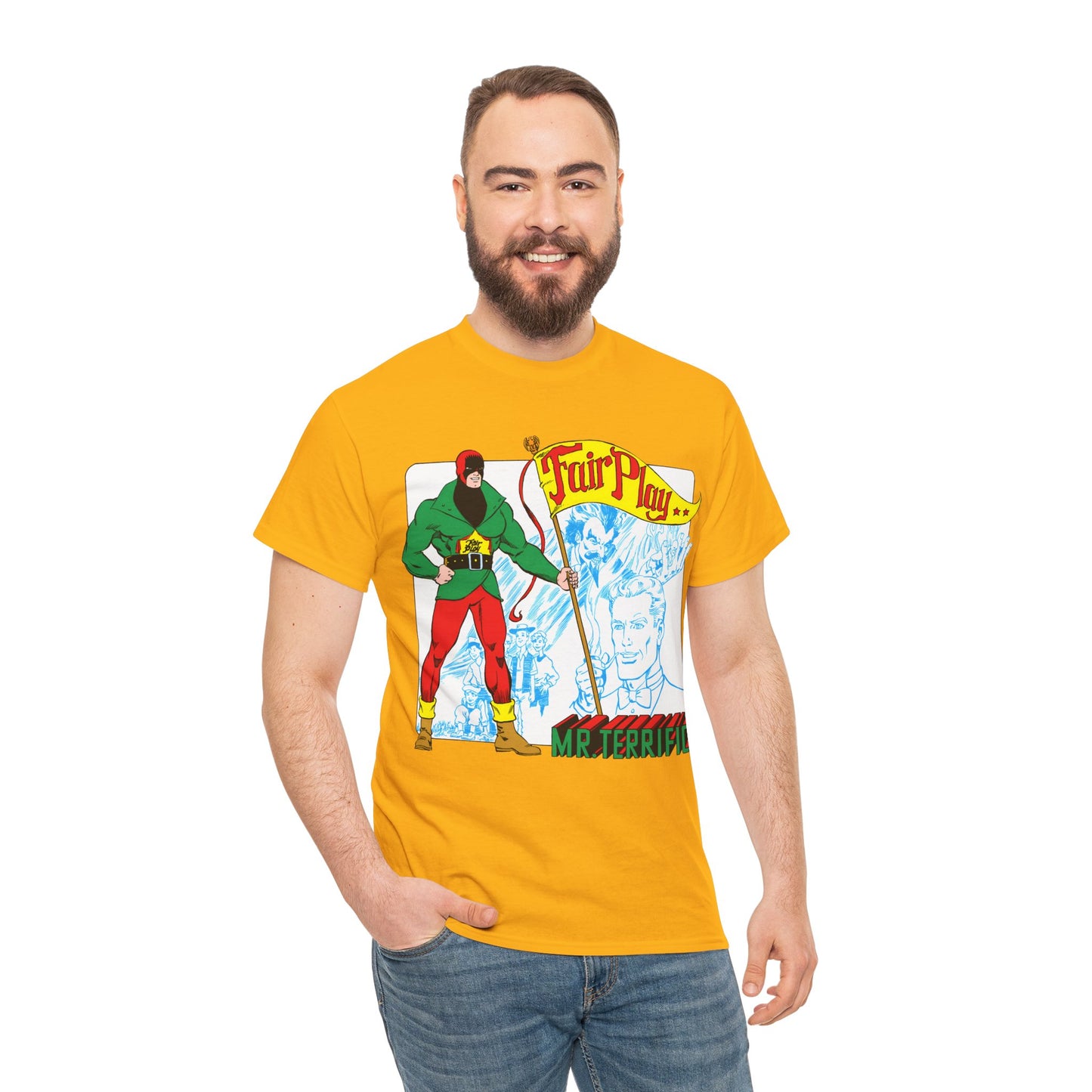 Mr Terrific T-Shirt - Stephen DeStefano Art - Who's Who in the DC Universe Entry - DC Comics