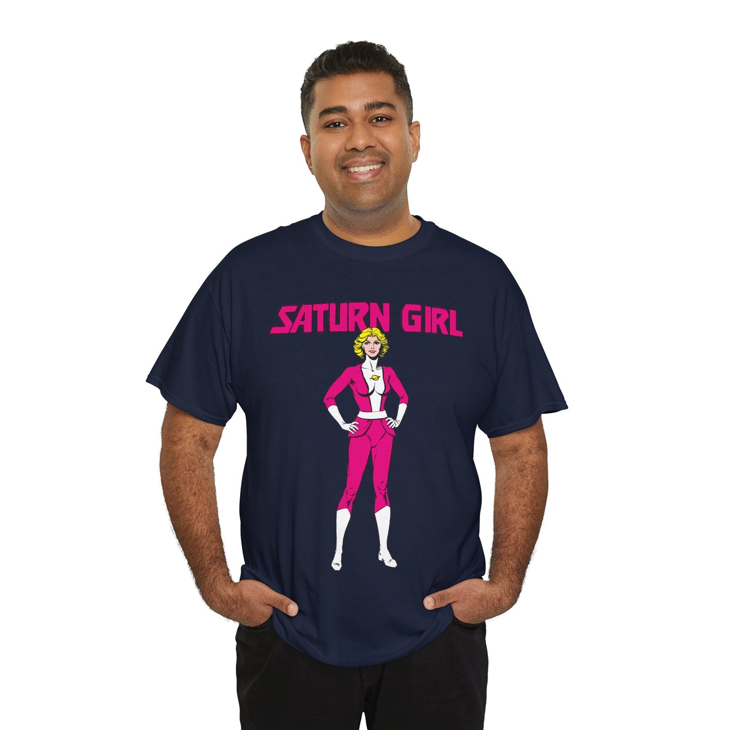 Saturn Girl T-Shirt - Curt Swan Art - Legion of Super-Heroes Founding Member - DC Comics