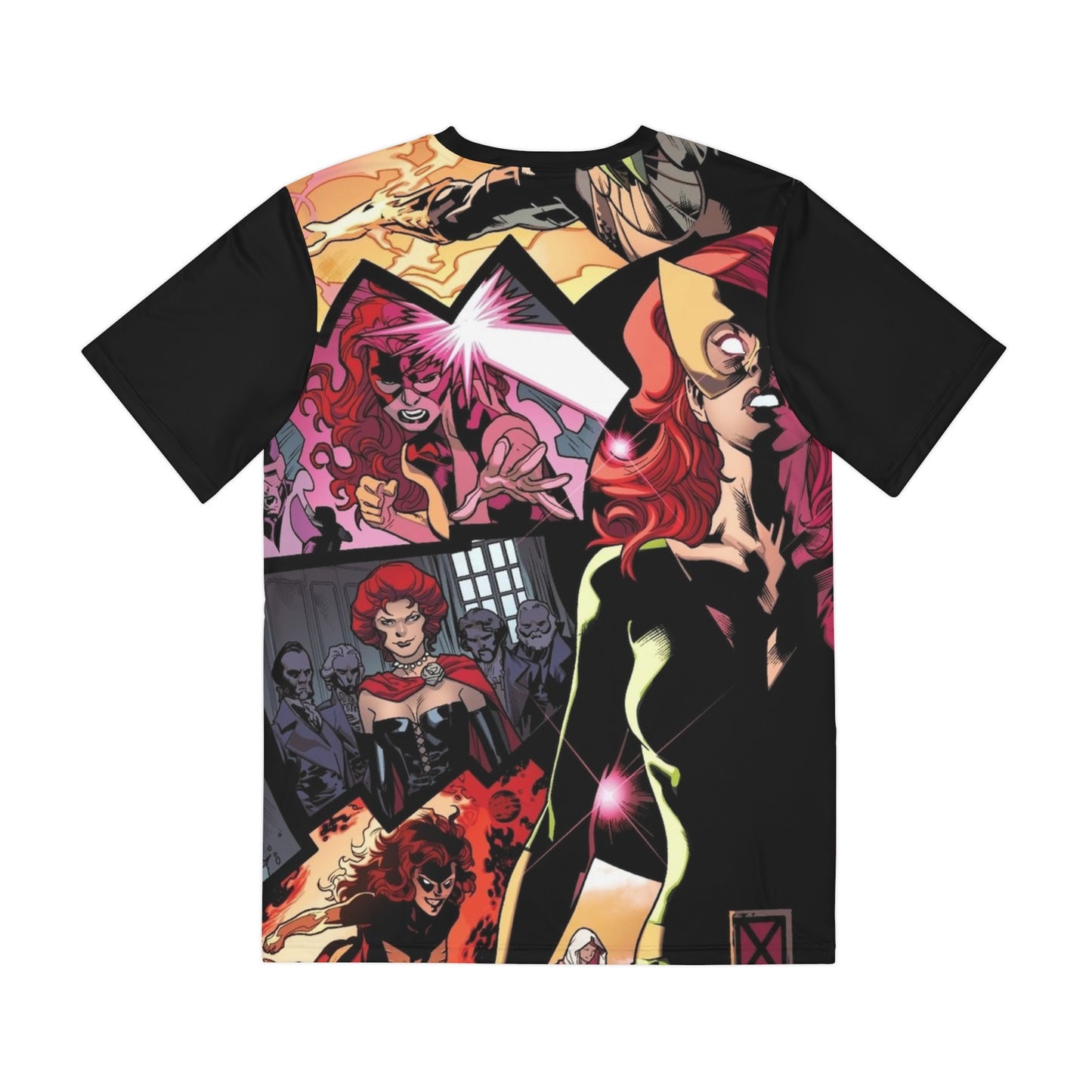 Jean Grey All Over Print Tee (Polyester) - X-Men, X-Factor, Dark Phoenix (IMPROVED PLACEMENT AND PRINTING TECHNIQUES)