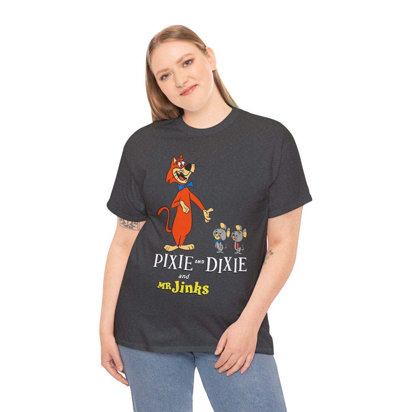 Pixie & Dixie & Mr Jinks T-Shirt - Classic Hanna-Barbera Saturday Morning Cartoon - I Hate Meeces to Pieces!