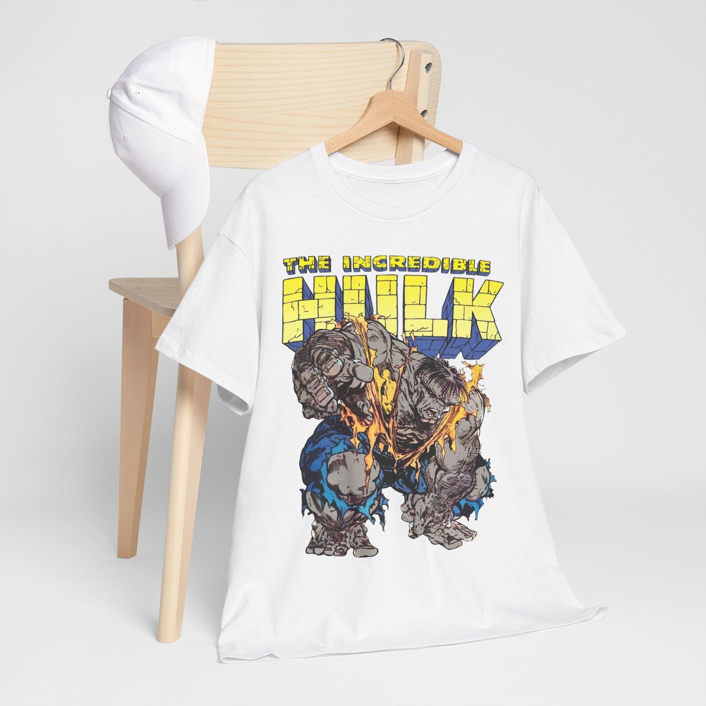 Incredible Hulk T-Shirt - Todd McFarlane Art - Marvel Comics - Grey Hulk, Bruce Banner