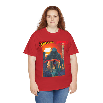 Superman Vs Godzilla T-Shirt - DC Comics - Man of Steel Vs the King of the Monsters