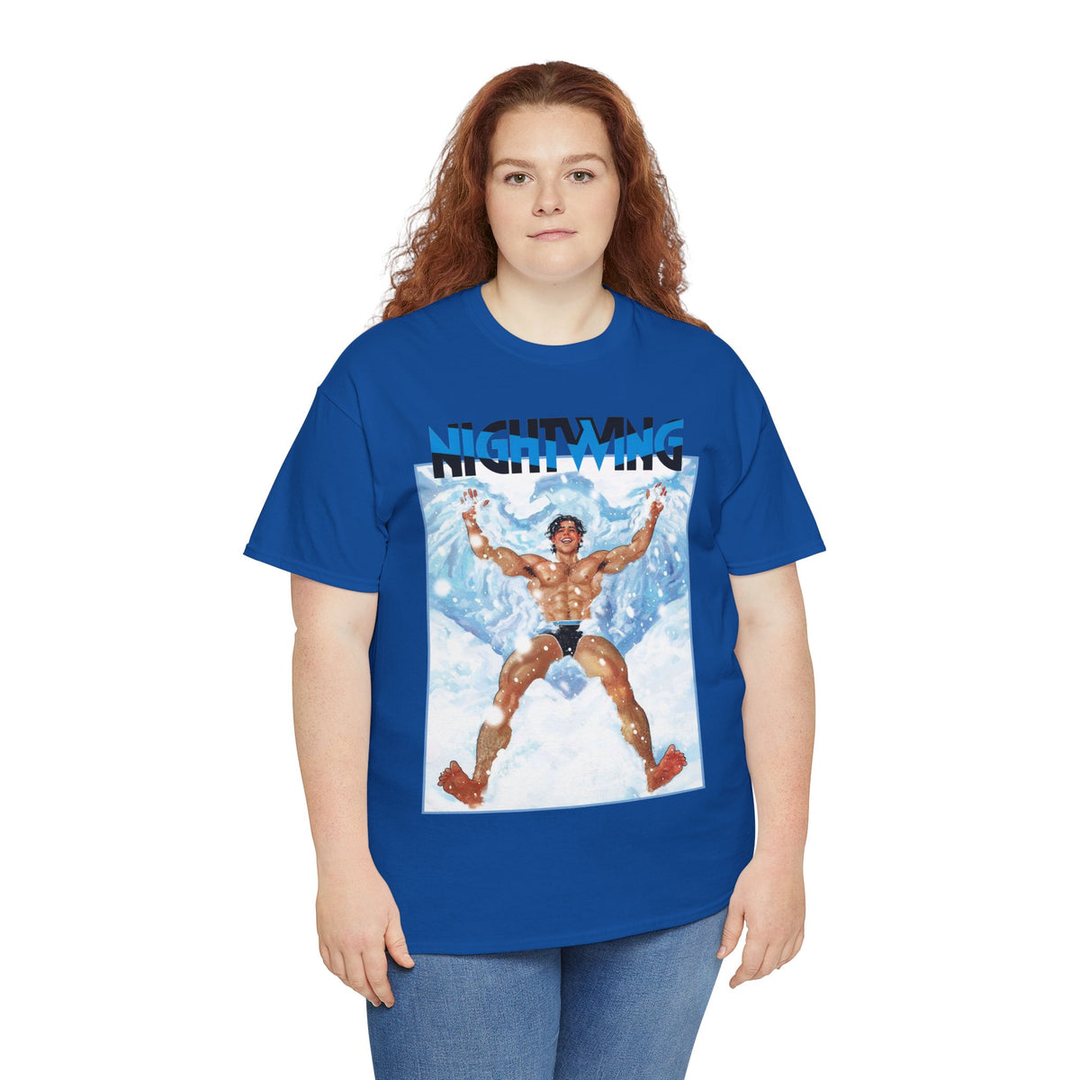Nightwing T-Shirt - Nick Robles Art - Dick Grayson in the Snow - #111 Cover Art - DC Comics