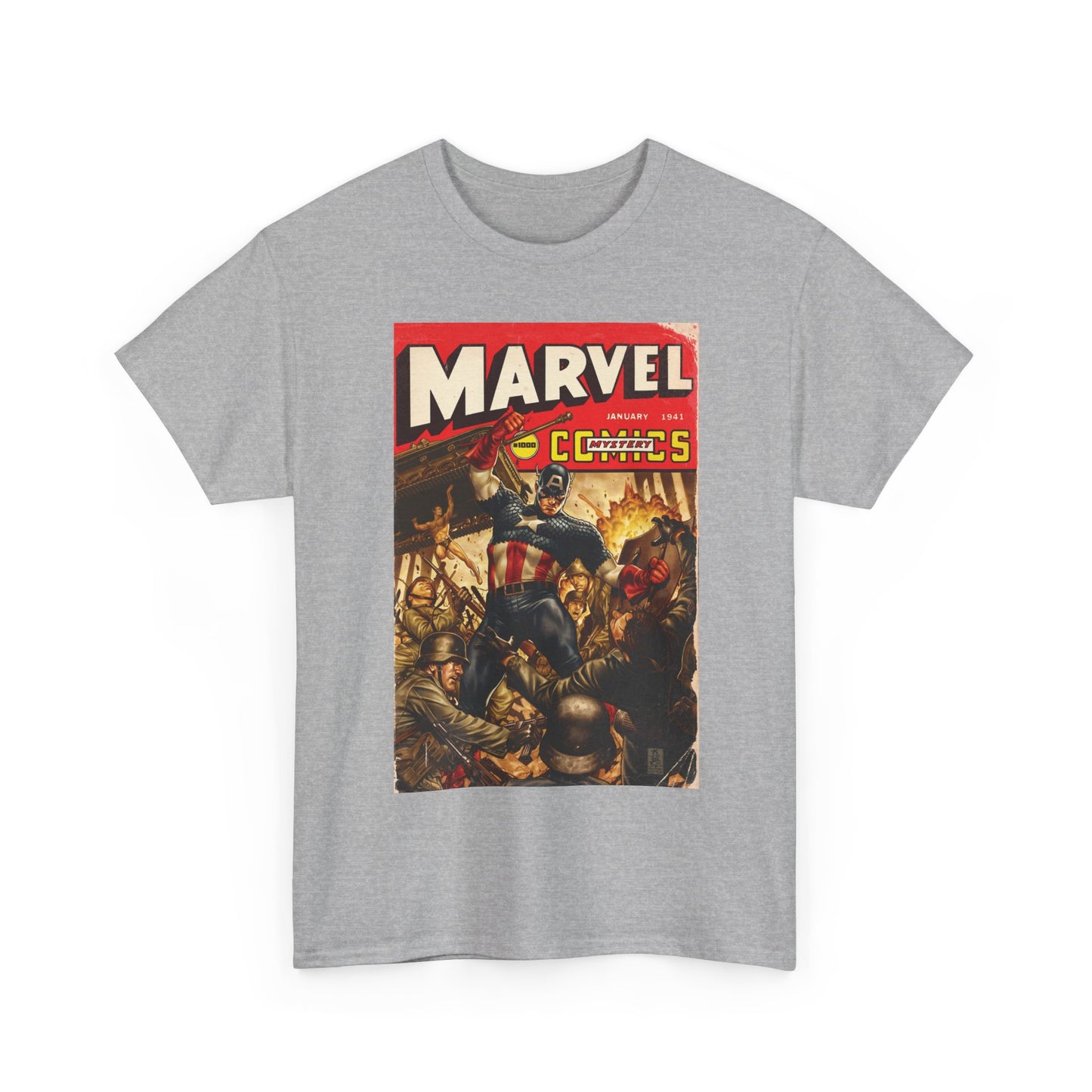 Marvel Comics #1000 T-Shirt - Captain America Cover Art - Marvel Comics