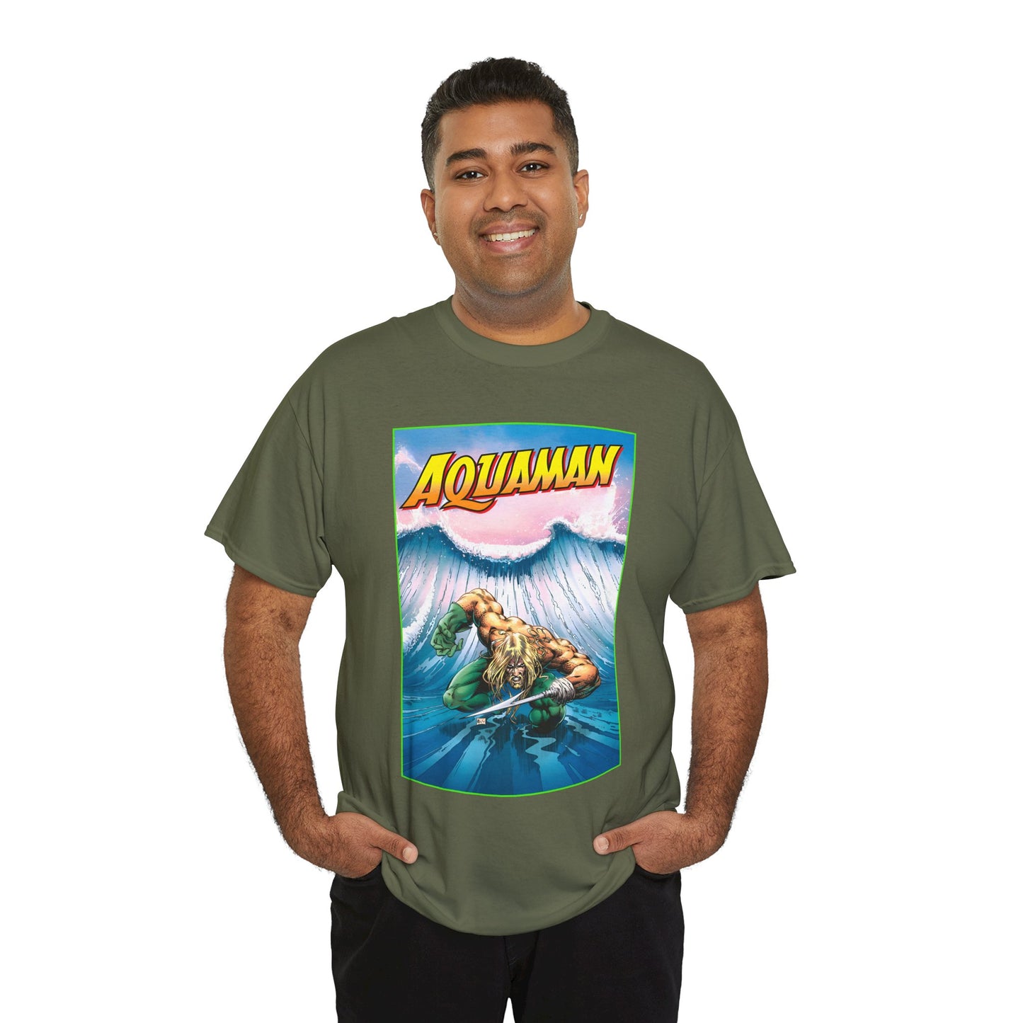 Aquaman T-Shirt - Justice League Member & Leader - Arthur Curry - Atlantis - DC Comics