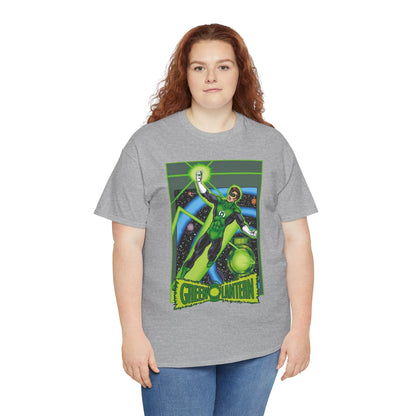 Green Lantern T-Shirt - George Perez JLA Postcard Art - DC Comics - Hal Jordan - Sector 2814 - Justice League Member