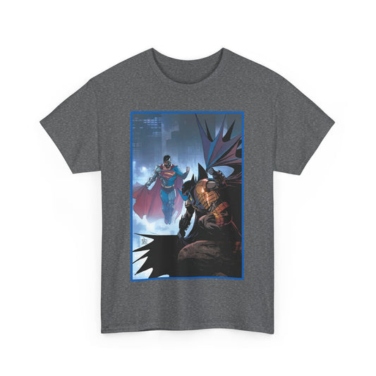 Cyborg Superman Vs Azrael Batman T-Shirt - Lee Weeks Art - Reign of the Superman, Knightfall - World's Finest Variant Cover Art - DC Comics
