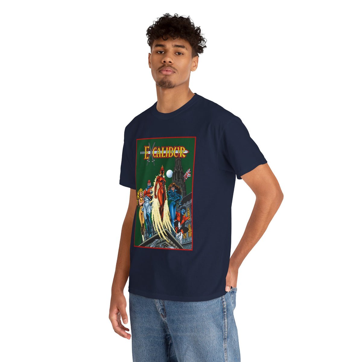 Excalibur T-Shirt - Nightcrawler, Phoenix, Captain Britain - Alan Davis Art - Marvel Comics