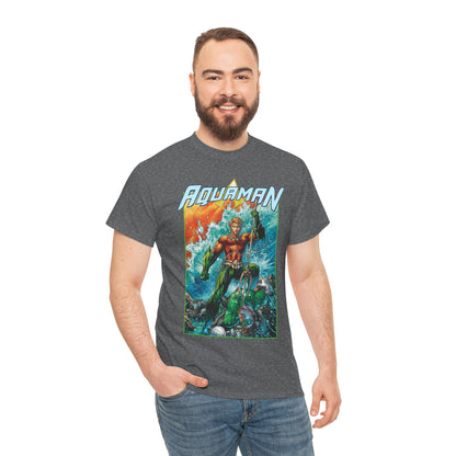 Aquaman T-Shirt - Jim Lee Art - DC New 52 - Arthur Curry, King of Atlantis - DC Comics