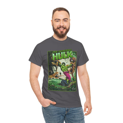 Incredible Hulk T-Shirt - Joe Jusko Art - Hulk Fighting Lions and Tigers - Marvel Comics