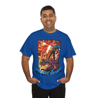 Nightwing & Spoiler T-Shirt - Jonboy Meyers Art - Gotham City & Bludhaven - DC Comics