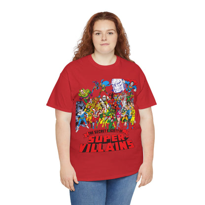 Secret Society of Super-Villains T-Shirt - DC Comics - SSOSV - Luthor, Grodd, Darkseid, Sinestro, Poison Ivy, Mirror Master