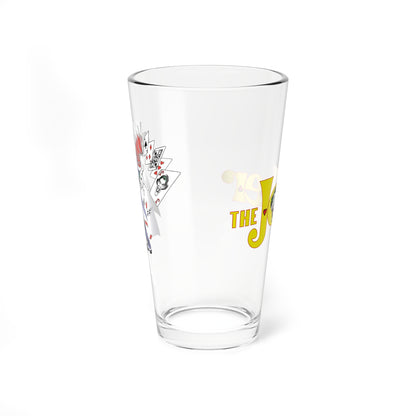 Joker Pint Glass, 16oz - Clown Prince of Crime - Batman Arch-Villain - Gotham City - DC Comics Art