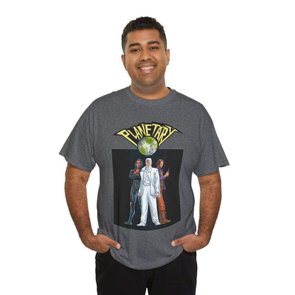 Planetary T-Shirt -  - John Cassaday Art - The Drummer, Jakita Wagner & Elijah Snow - DC Comics/Wildstorm