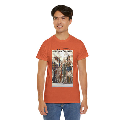 DC: The New Frontier T-Shirt - Darwyn Cooke Art - Superman, Wonder Woman, Flash, Batman - DC Comics