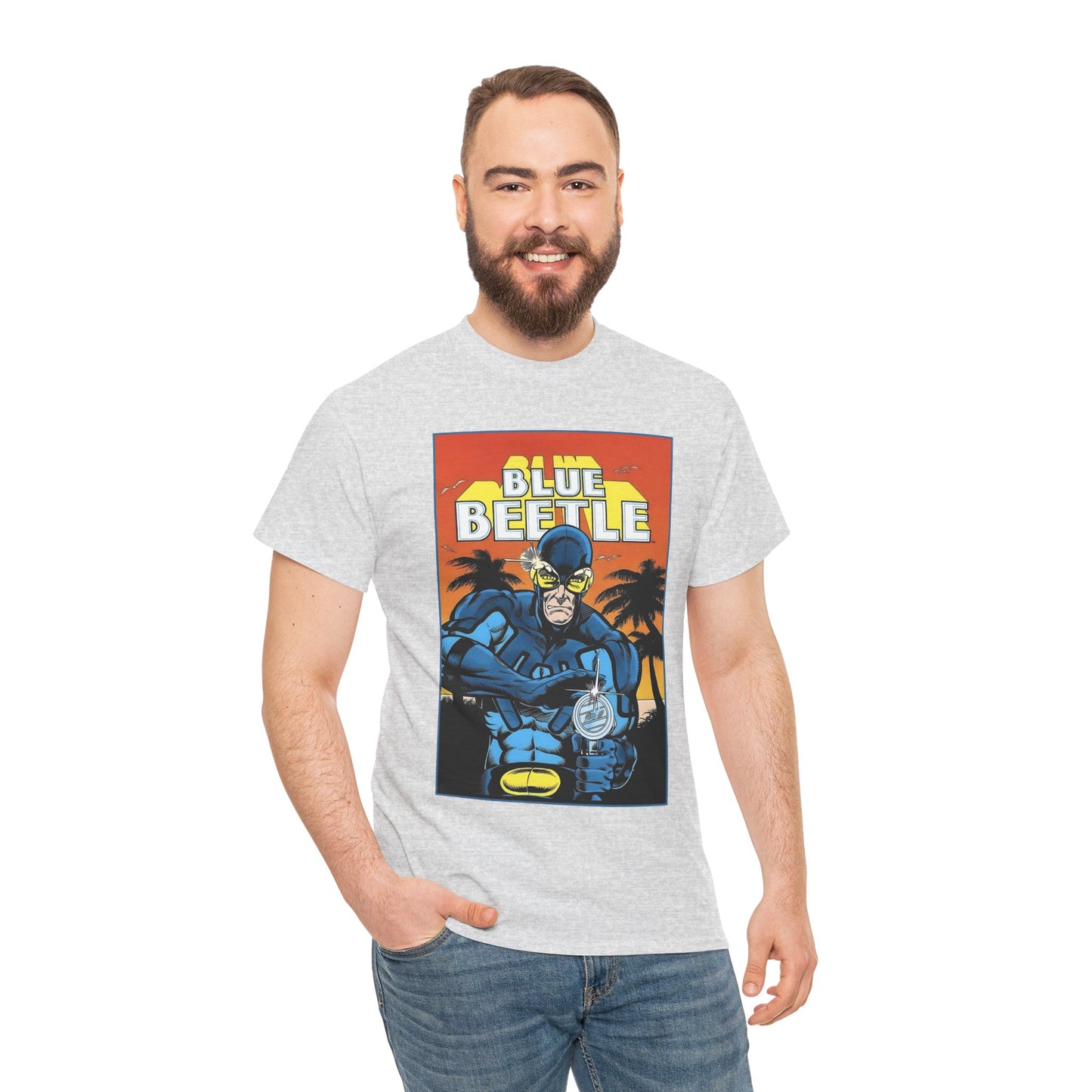 Blue Beetle T-Shirt - Ted Kord - 1980s DC Series - DC Comics
