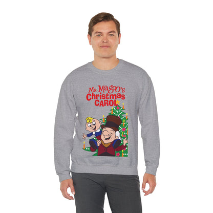 Mr. Magoo's A Christmas Carol Heavy Blend Crewneck Sweatshirt - Festive Holiday Cartoon Special