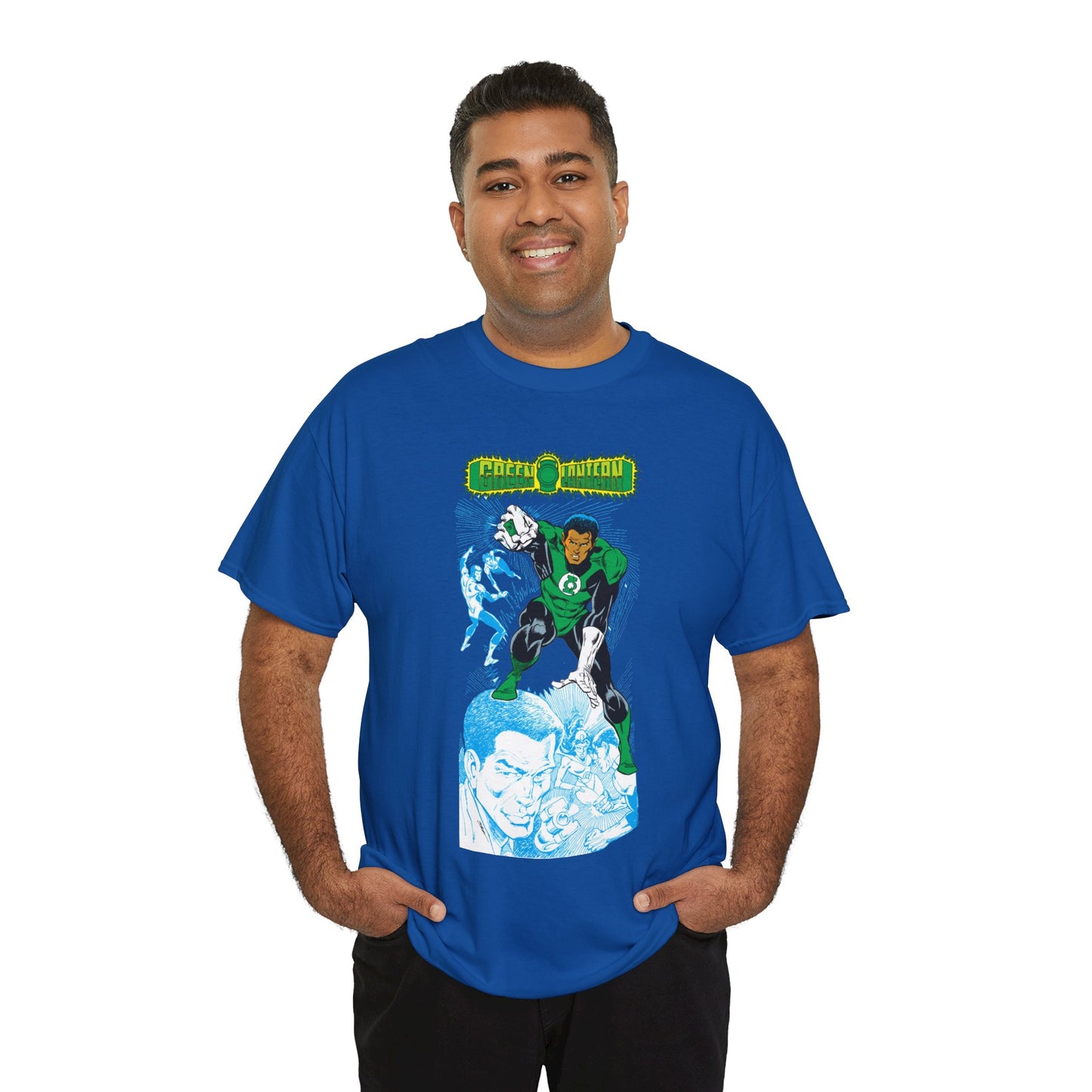 John Stewart Green Lantern T-Shirt - Joe Staton Art - Who's Who in the DC Universe Art - Sector 2814 - DC Comics