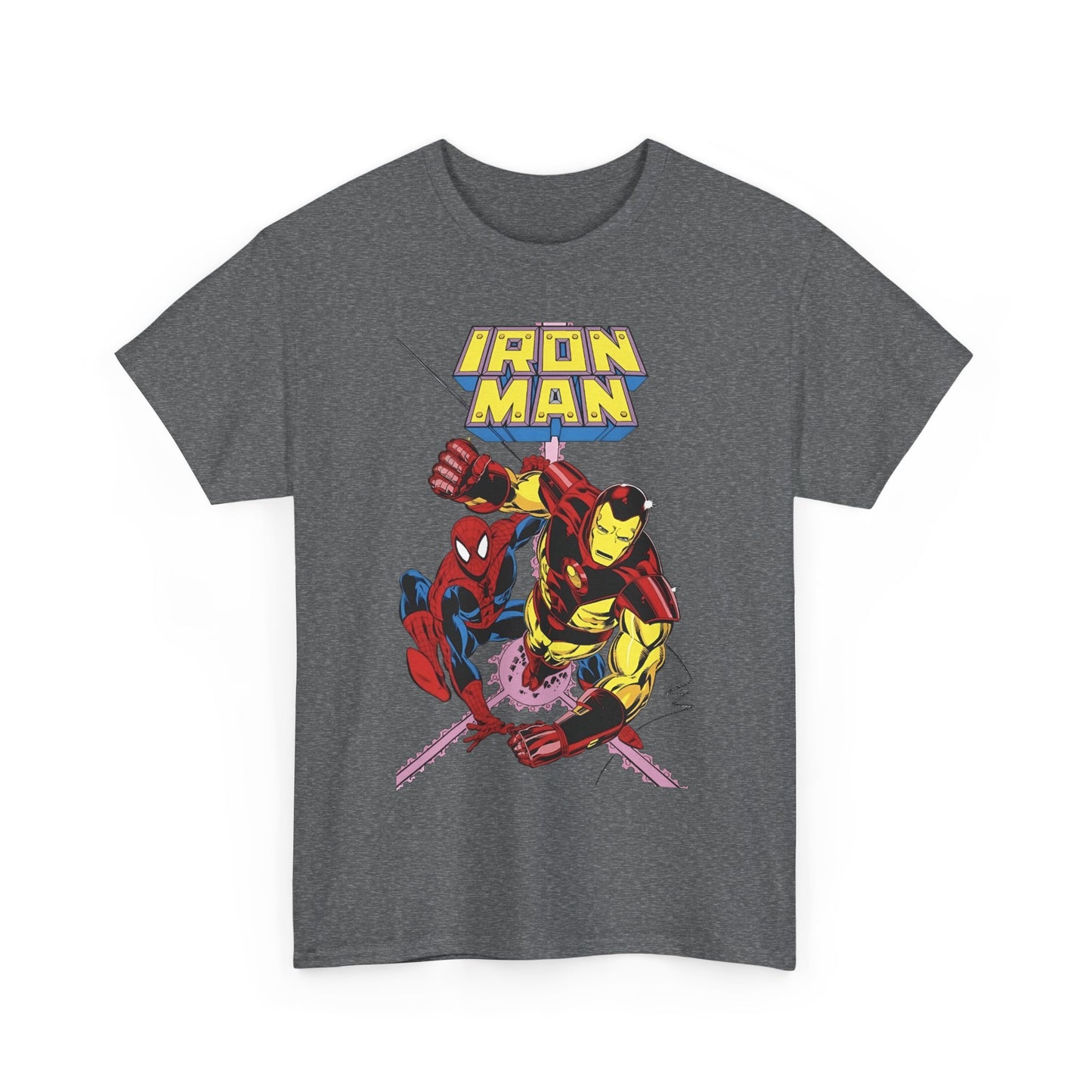 Iron-Man & Spider-Man T-Shirt - Butch Guice Art - Marvel Comics
