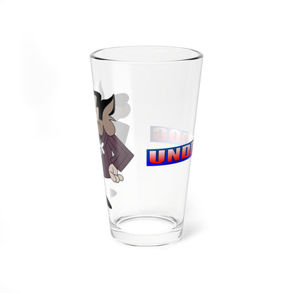 Riff Raff Pint Glass, 16oz - Underdog Foe - Saturday Morning Cartoon - 1960s TV Bad Guy