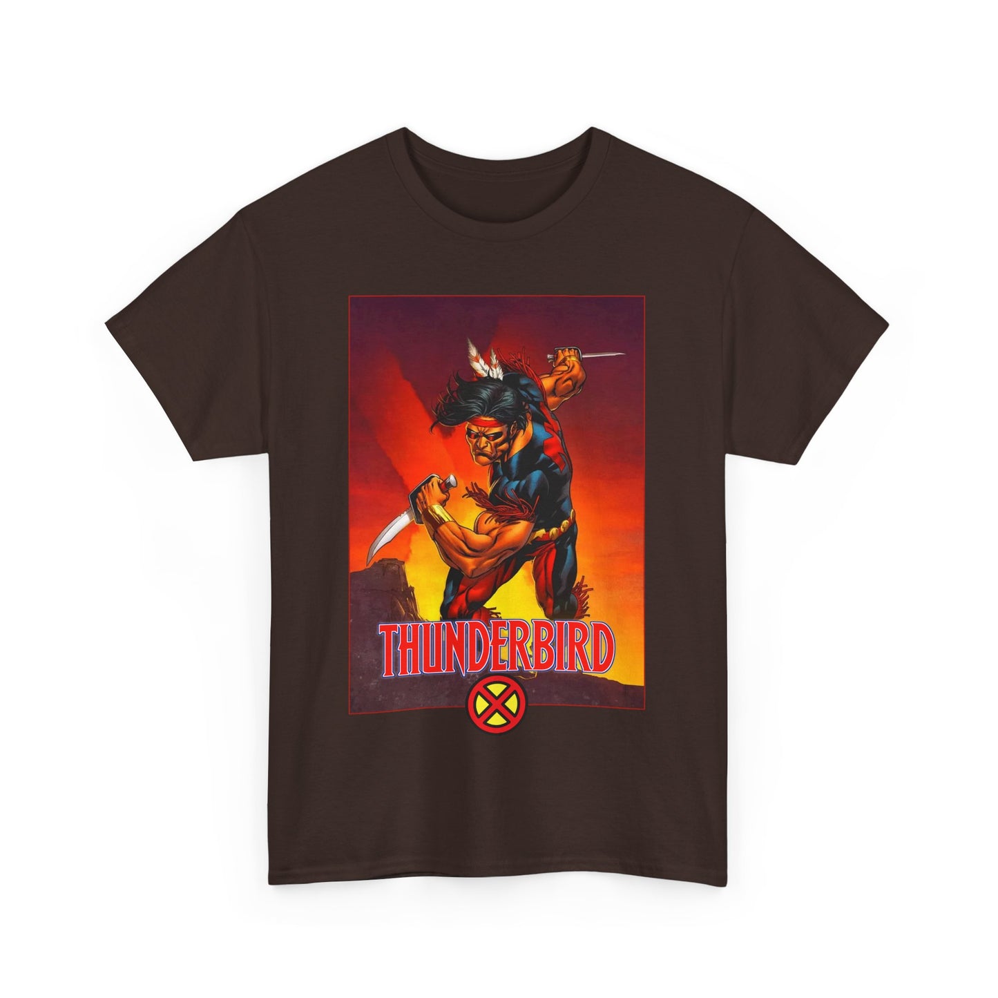 Thunderbird T-Shirt - John Proudstar, Original X-Men Member - Apache Native American - Marvel Comics