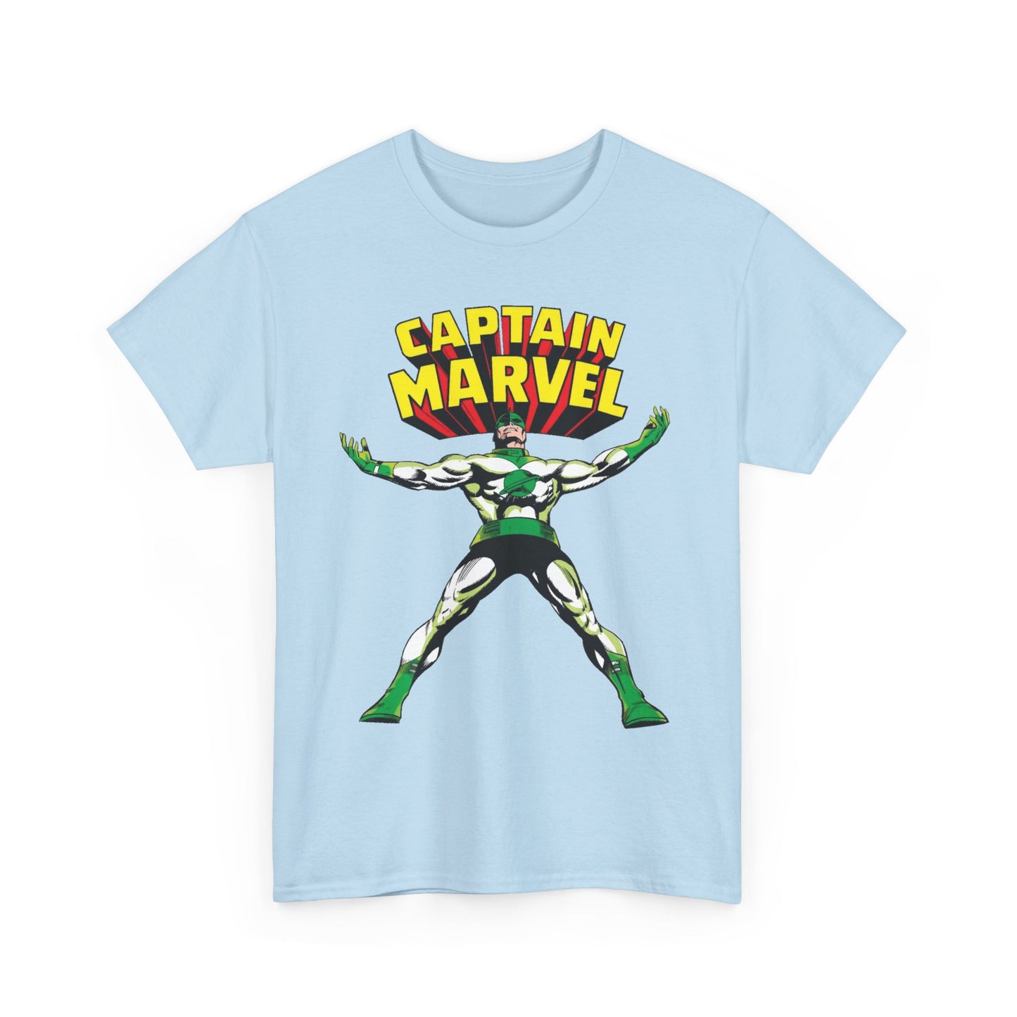Captain Marvel T-Shirt - Gene Colan Art - #1 Cover Art, 1968 - Marvel Comics