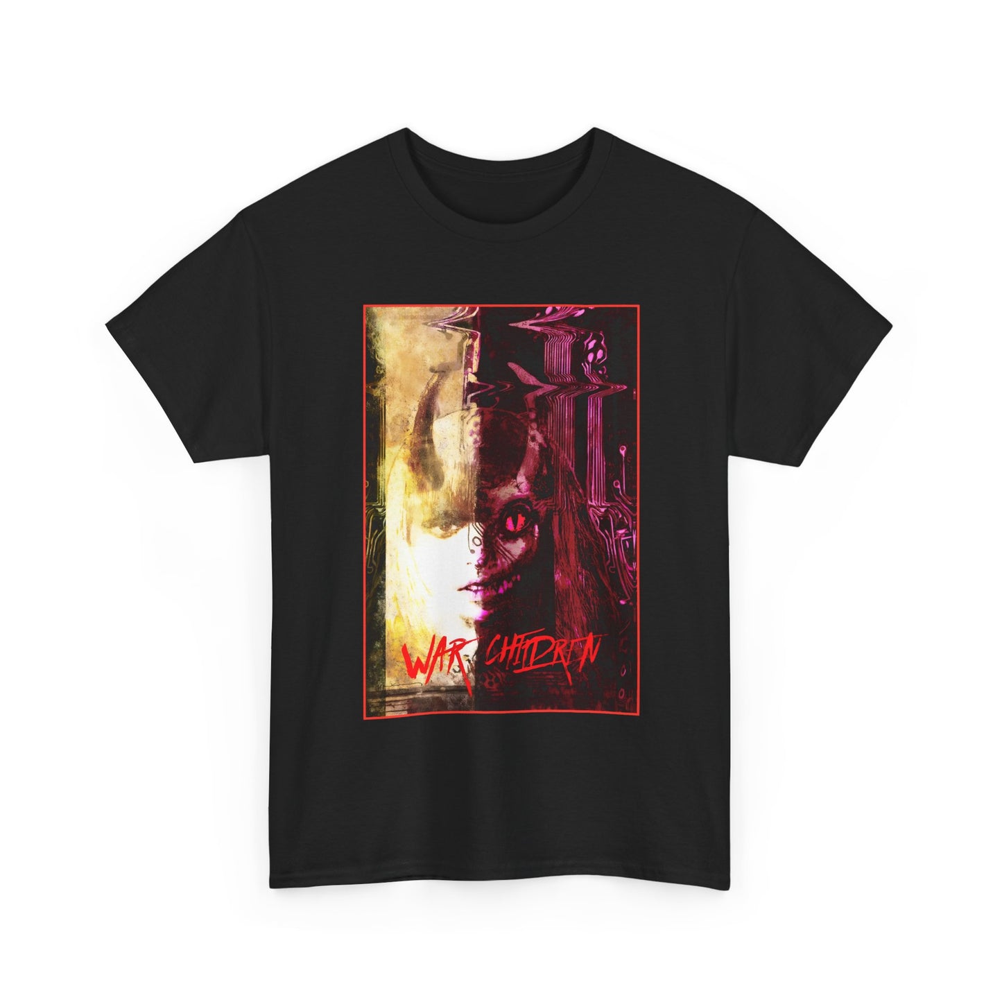 Magik/Darkchylde T-Shirt - Bill Sienkiewicz Art - Illyana Rasputina, New Mutants Member - War Children - Marvel Comics