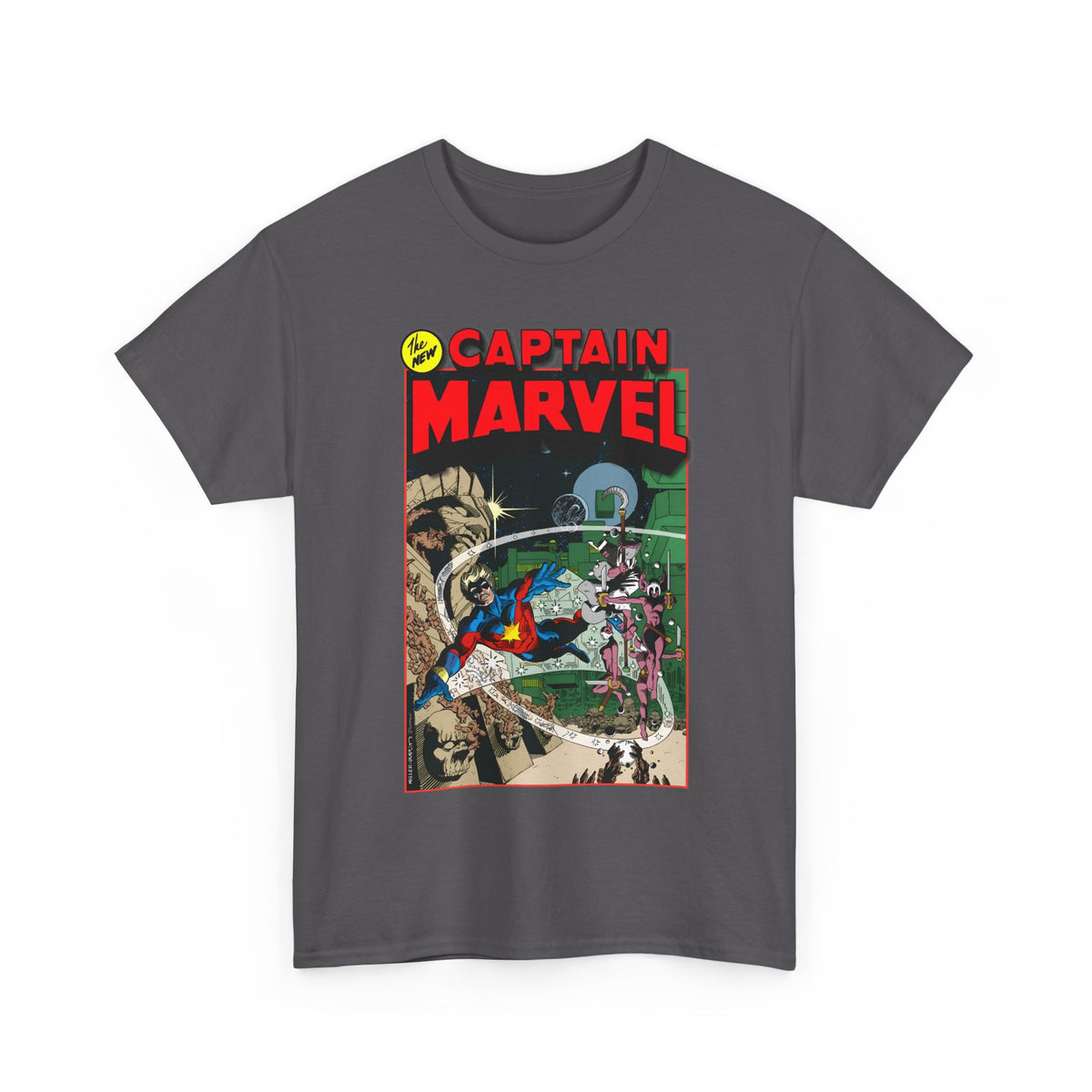 Captain Marvel T-Shirt - Frank Miller Art - Spotlight #8 Cover Art - Marvel Comics