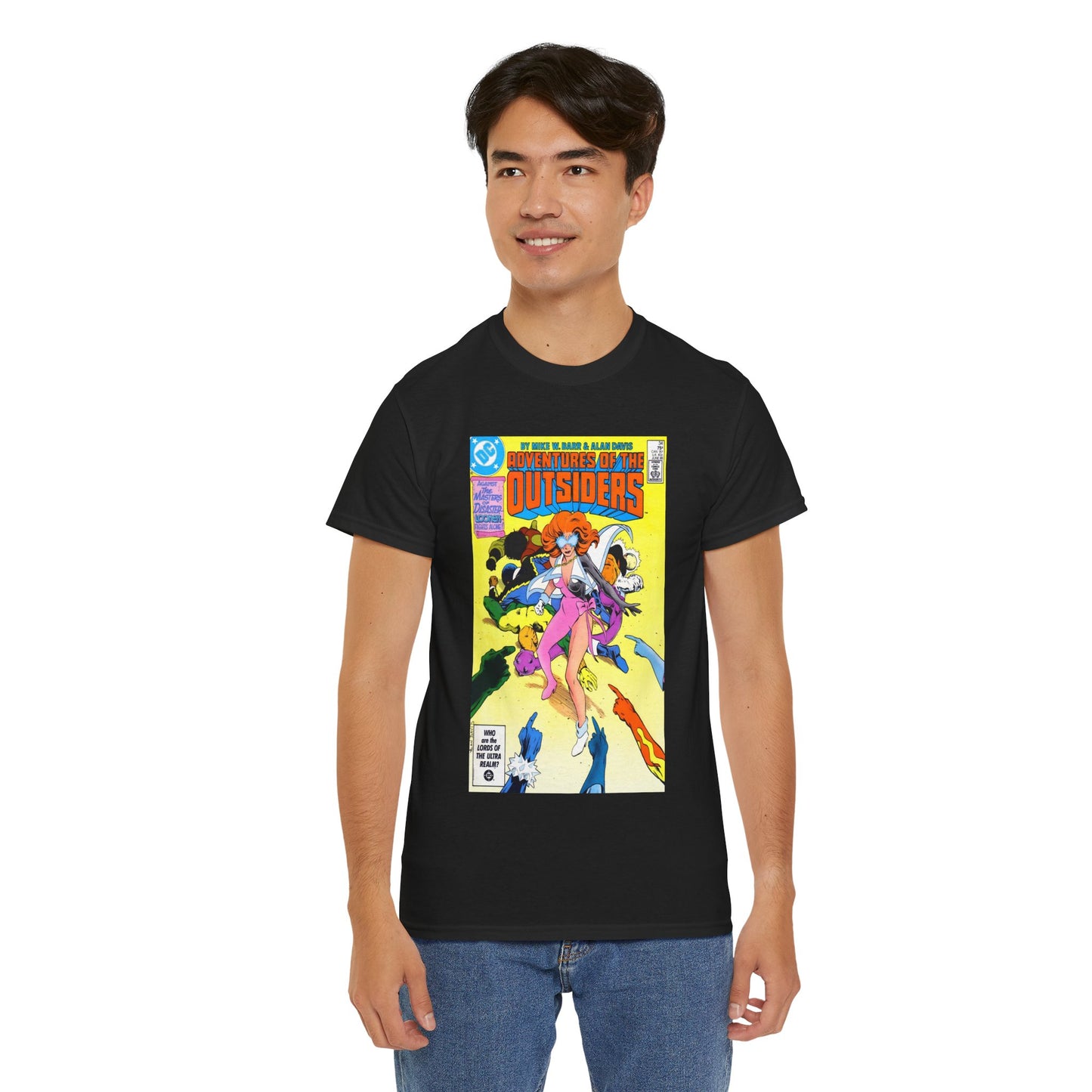 Adventures of the Outsiders #34 T-Shirt - Alan Davis Art - DC Comics