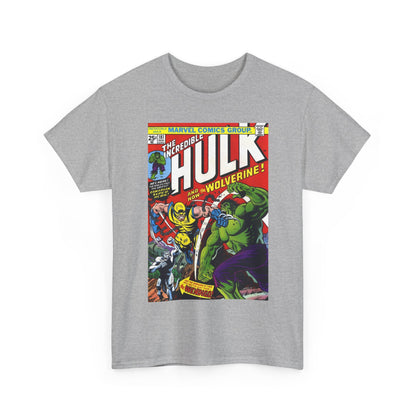 Incredible Hulk #181 T-Shirt - First Appearance of Wolverine - Vs The Wendigo - Marvel Comics