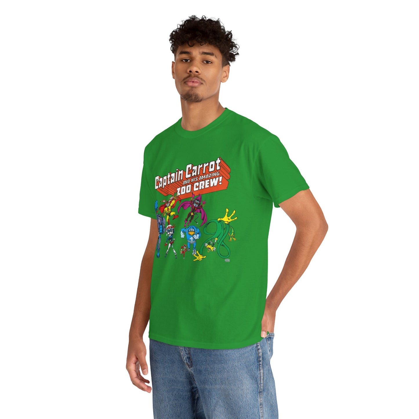 Captain Carrot & the Zoo Crew T-Shirt - 1980s Funny Animal Comic Series - DC Comics