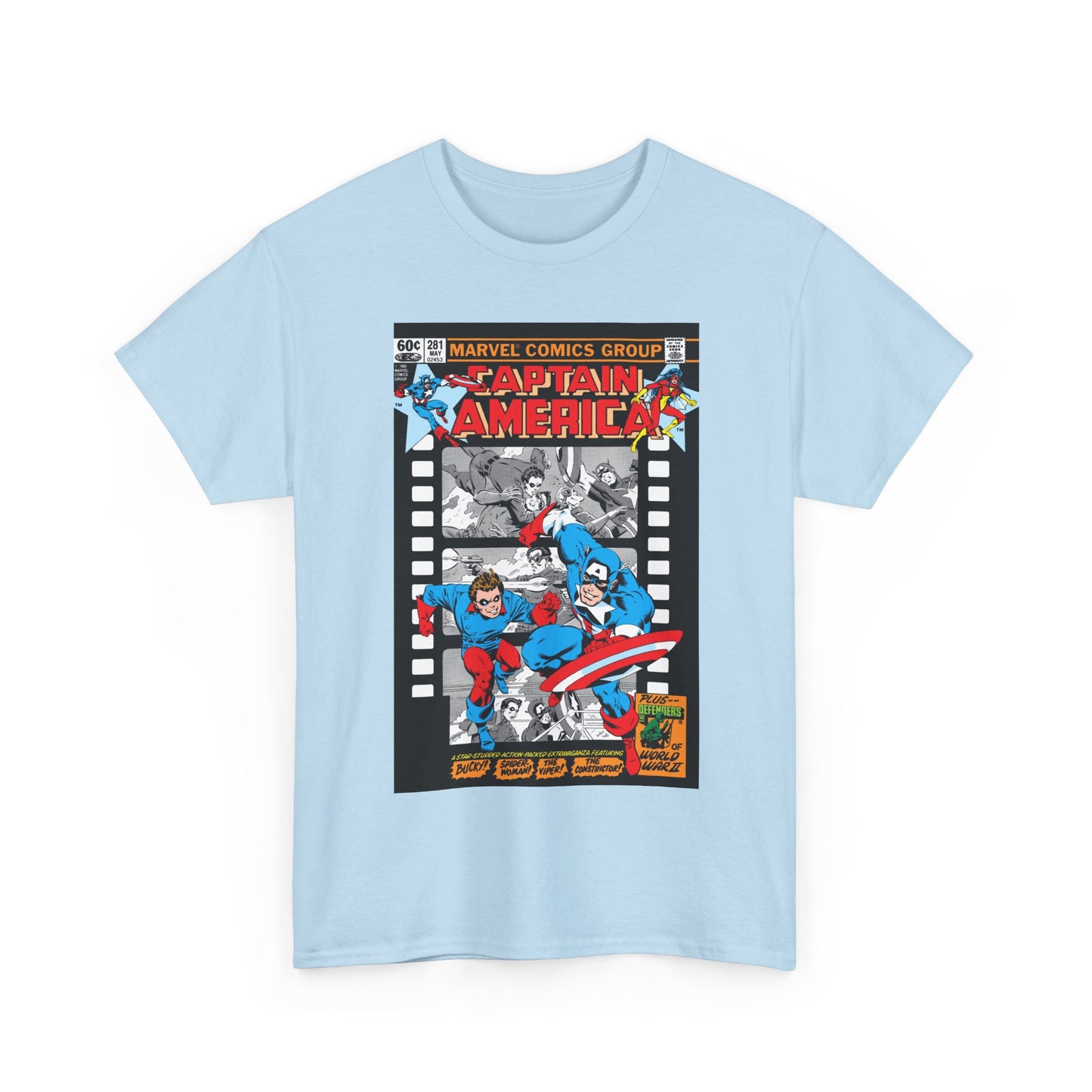 Captain America #281 T-Shirt - Mike Zeck Art - Marvel Comics