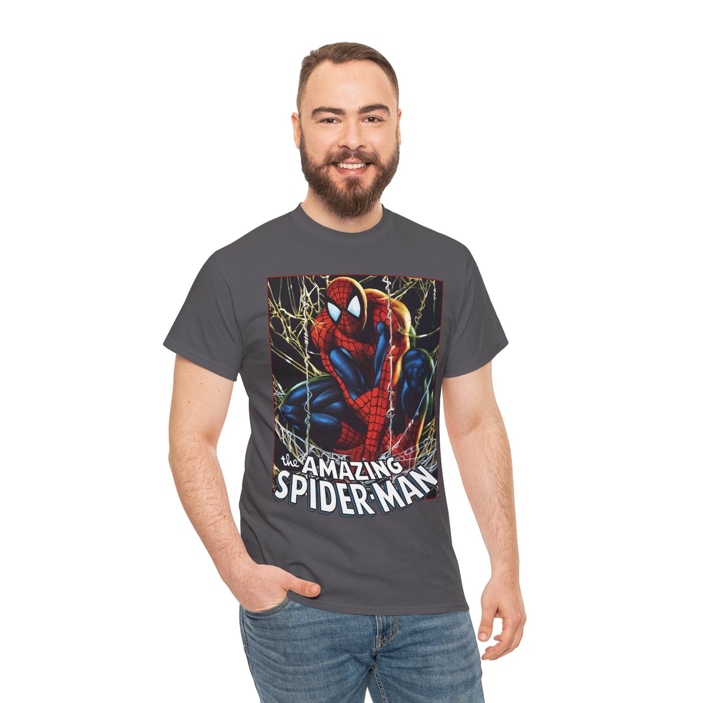 Amazing Spider-Man T-Shirt - Joe Jusko Art - Peter Parker - Spidey - Marvel Comics