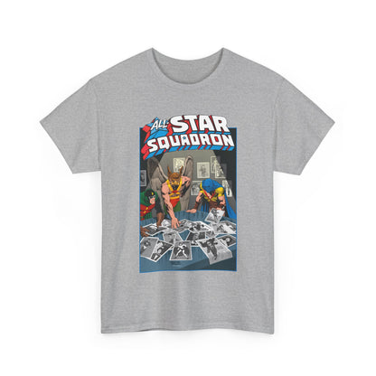 All-Star Squadron T-Shirt - Jerry Ordway Art - Hawkman, Doctor Mid-Nite, Atom - Justice Society JSA - #1 Cover - DC Comics
