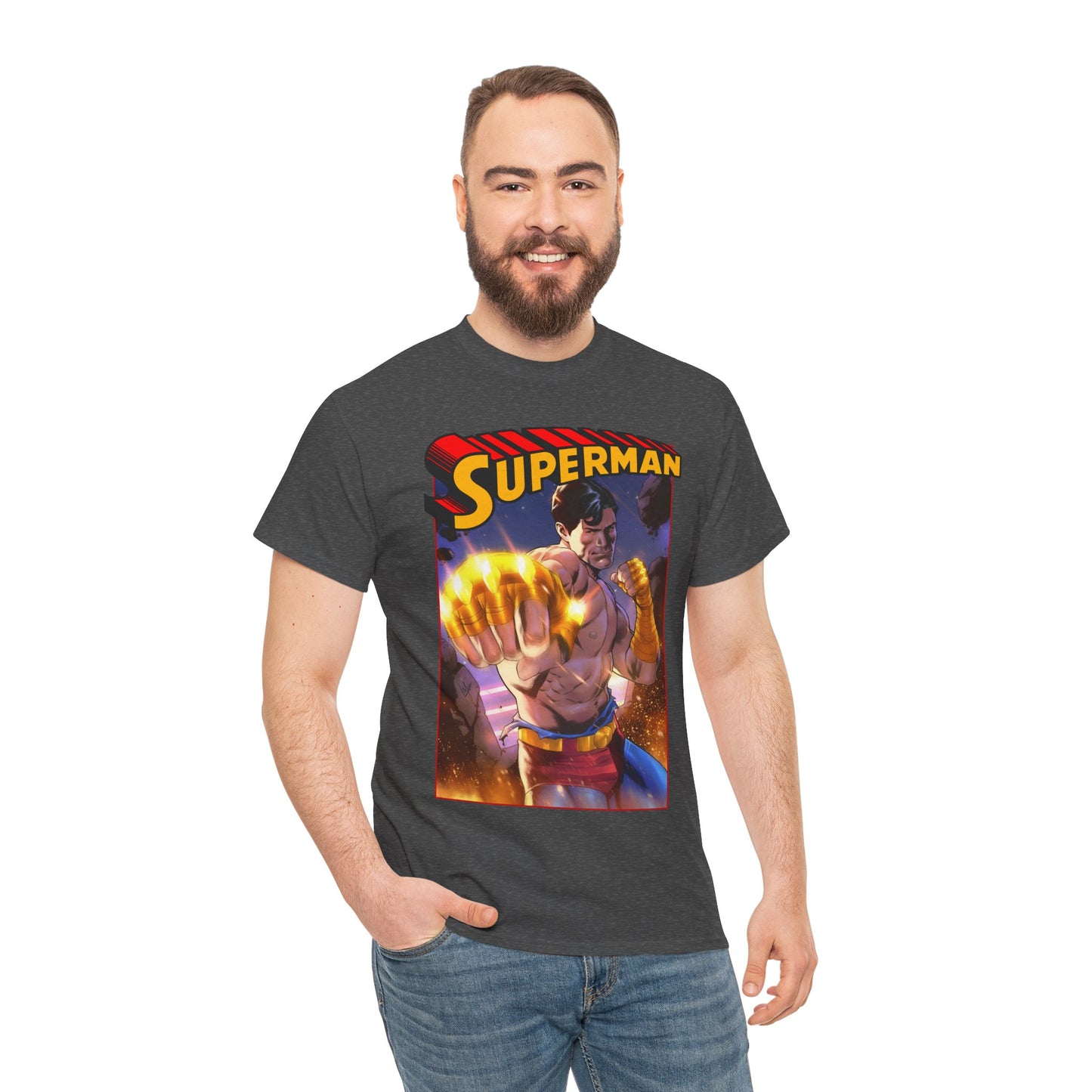 Superman T-Shirt - Lucas Meyer Art - DC K.O. Cover Art - Man of Steel - DC Comics