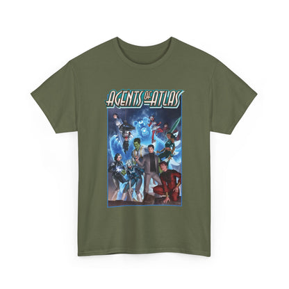 Agents of Atlas T-Shirt - Shang-Chi, White Fox, Aero, Luna Snow, Silk - Marvel Comics