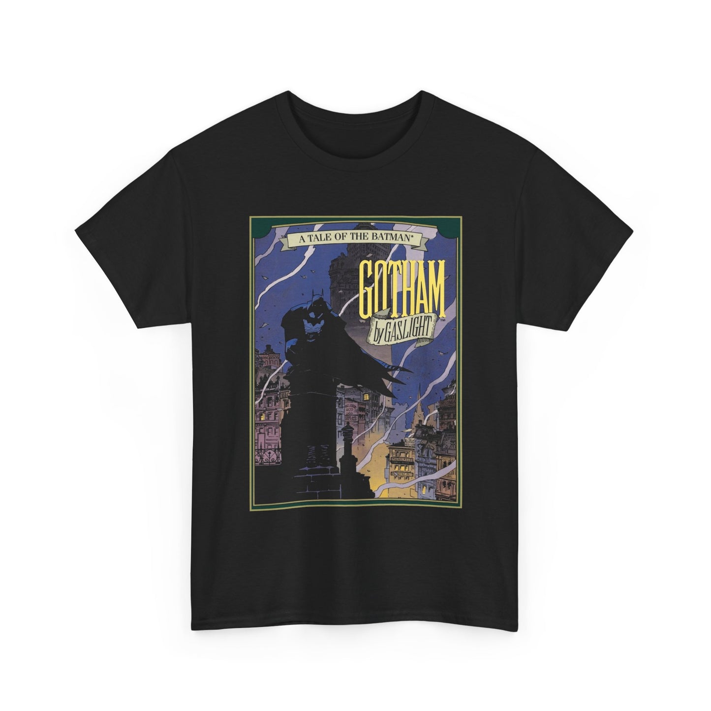 Batman: Gotham by Gaslight T-Shirt - Mike Mignola Art - 19th Century Jack the Ripper Story - Elseworlds - DC Comics