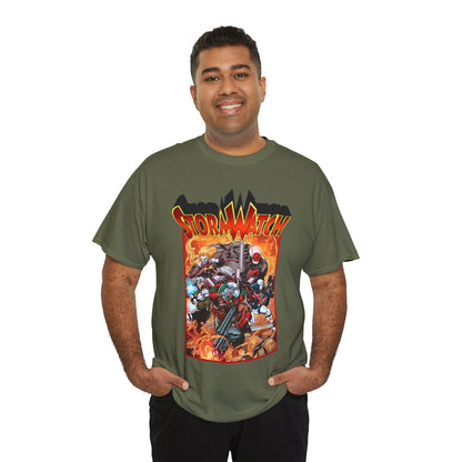 Stormwatch T-Shirt - Jim Lee Art - Battalion, Fuji, Hellstrike - Image/Wildstorm/DC Comics