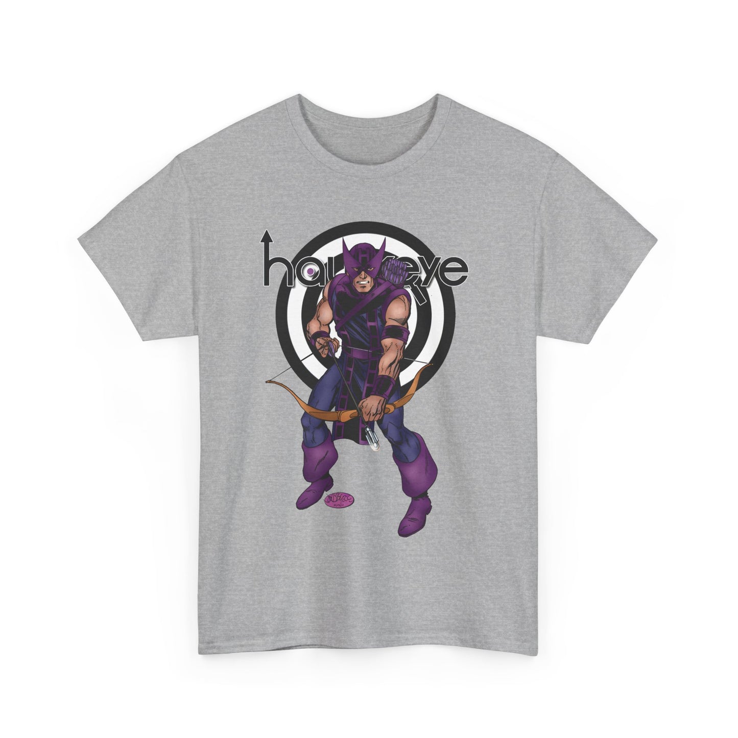 Hawkeye T-Shirt - John Byrne Art - Clint Barton, Avengers Leader & Member - Marvel's Ultimate Archer - Marvel Comics