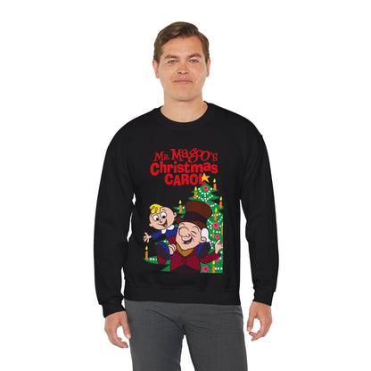 Mr. Magoo's A Christmas Carol Heavy Blend Crewneck Sweatshirt - Festive Holiday Cartoon Special