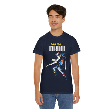 Diana Prince Wonder Woman  T-Shirt - From Diana's 1970s White Suit No-Powers Years - Bronze Age DC Comics