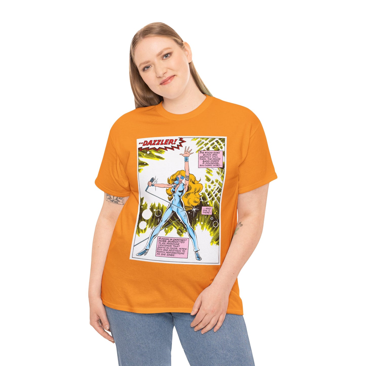 Dazzler T-Shirt - John Byrne Art - Uncanny X-Men #130, Dazzler's First Appearance - Alison Blaire - Marvel Comics