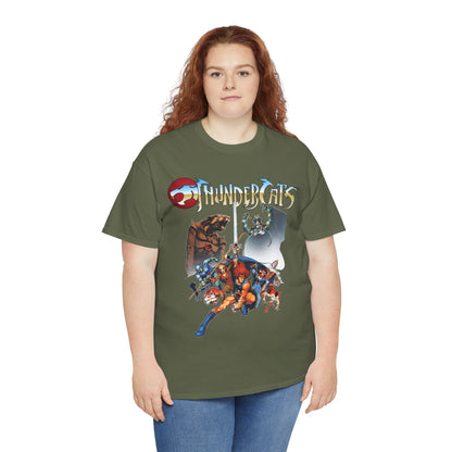 Thundercats T-Shirt - Lion-O, Panthro, Cheetara, Tygra, Snarf, WilyKit and WilyKat, Mumm-Ra