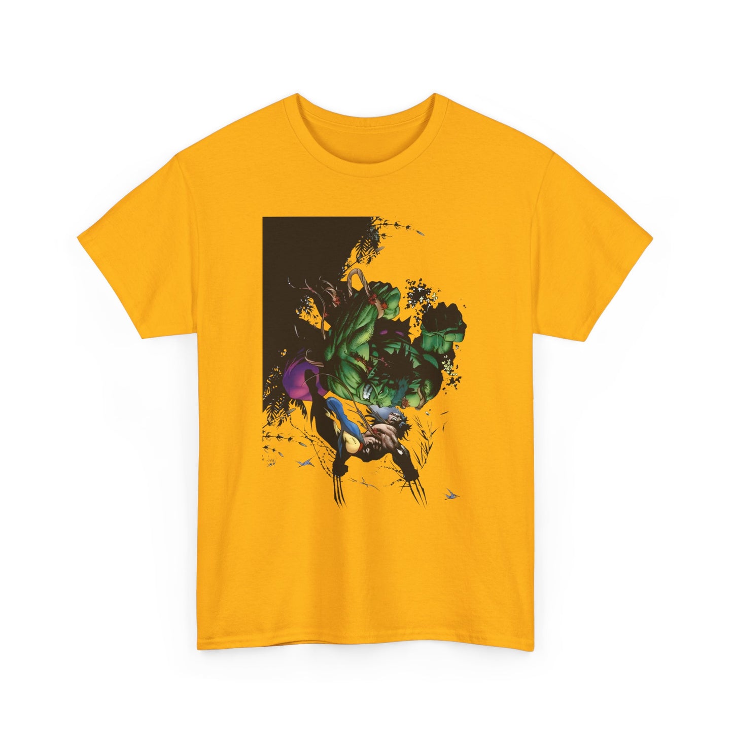 Wolverine Vs Hulk T-Shirt - Adam Kubert Art - Marvel Comics - Logan, X-Men, Bruce Banner - Great Fight Image