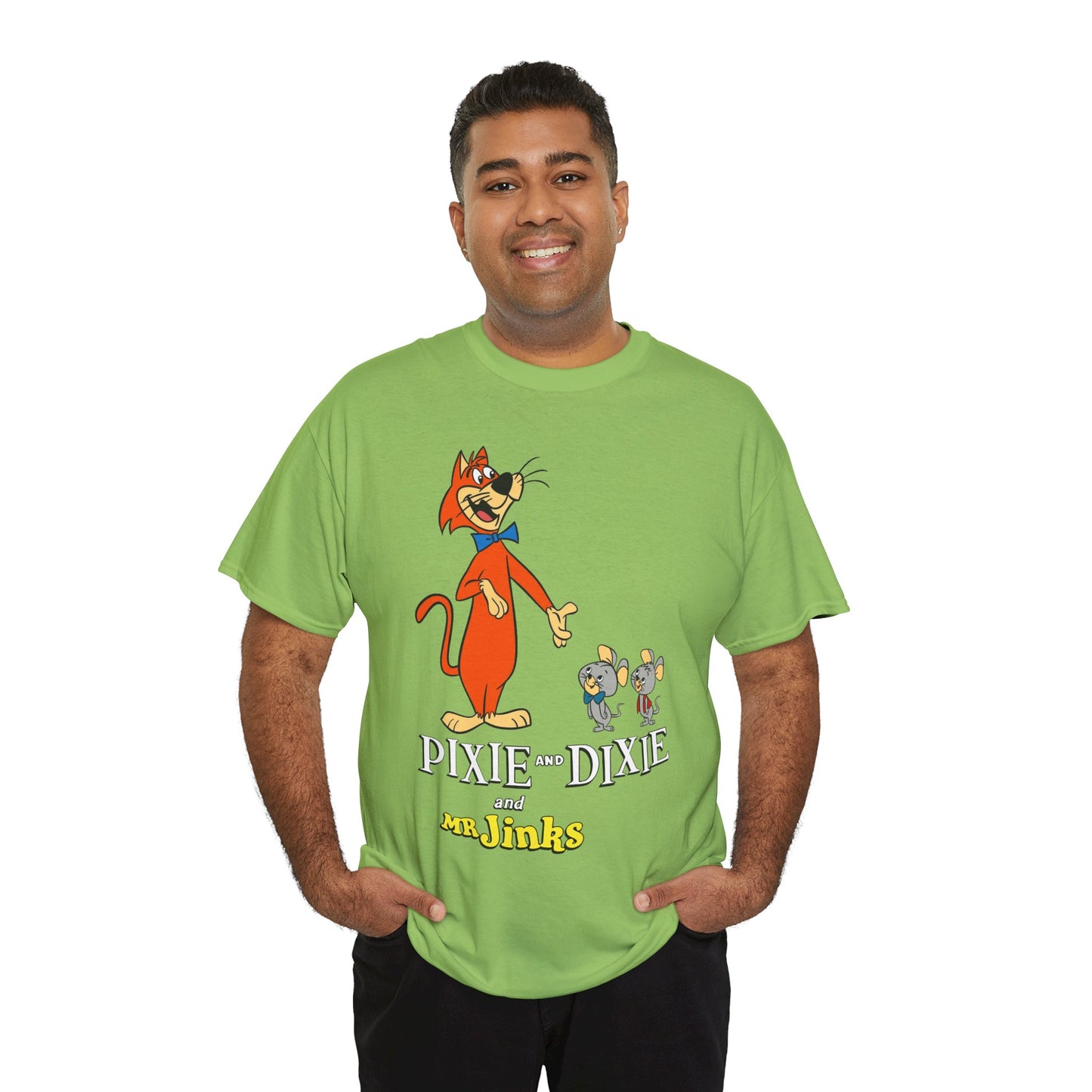 Pixie & Dixie & Mr Jinks T-Shirt - Classic Hanna-Barbera Saturday Morning Cartoon - I Hate Meeces to Pieces!