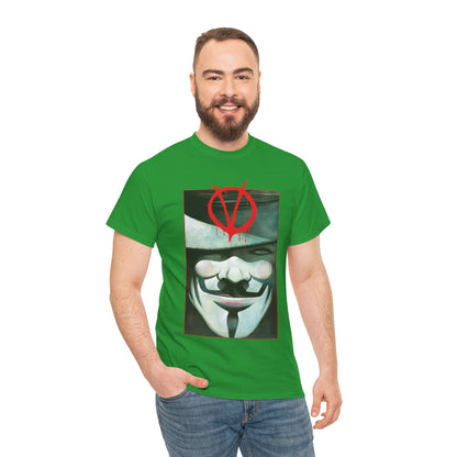 V For Vendetta T-Shirt - David Lloyd Art - Guy Fawkes Mask - DC Comics
