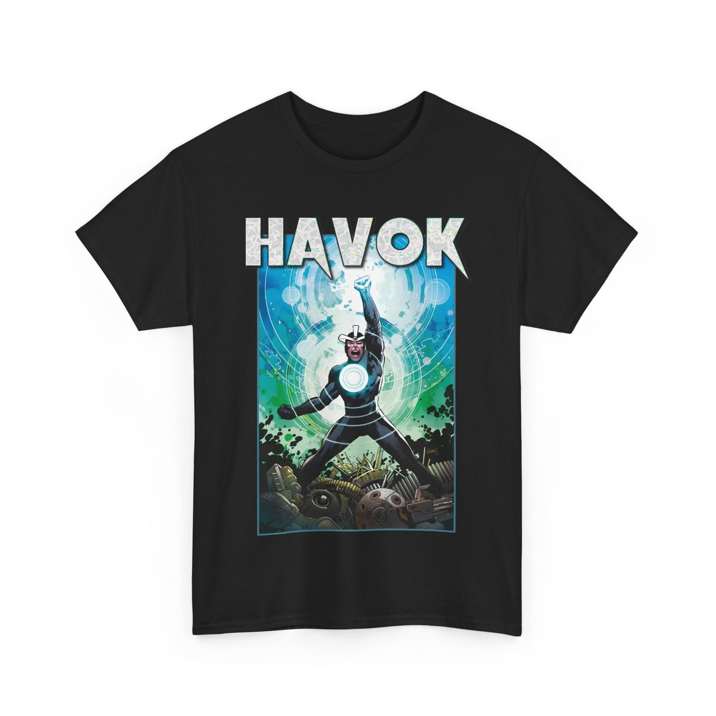 Havok T-Shirt - Greg Land Art - Alex Summers - X-Men, X-Factor Member & Leader - Mutant Hero - Brother to Scott Summers, Cyclops - Marvel Comics