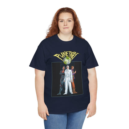 Planetary T-Shirt -  - John Cassaday Art - The Drummer, Jakita Wagner & Elijah Snow - DC Comics/Wildstorm