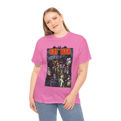 Batman T-Shirt - George Perez Art - Arkham Asylum - Joker, Catwoman, Poison Ivy, Riddler, Nightwing - DC Comics