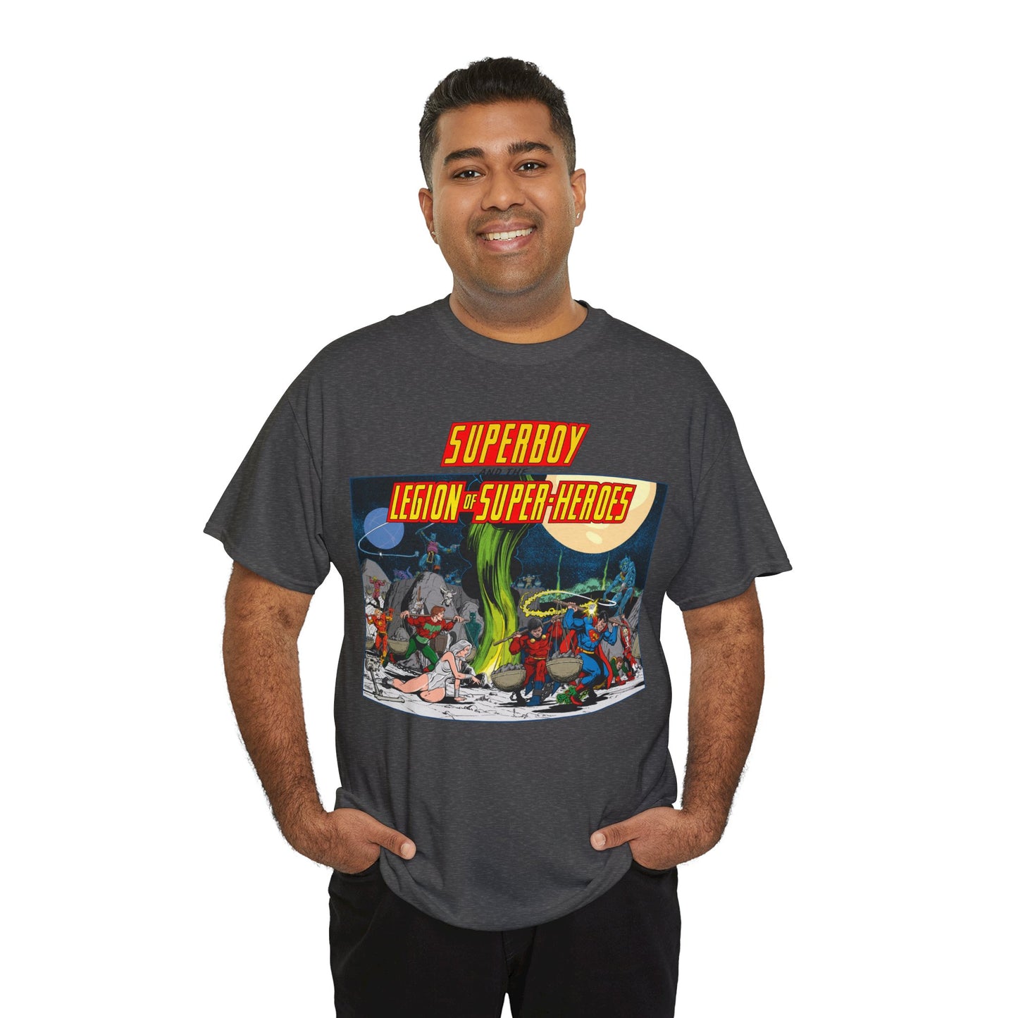Superboy & Legion of Super-Heroes T-Shirt - Jim Starlin Art - DC Comics